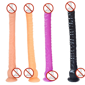 Super Long 40cm Dildo with Suction Cup / Soft Dick for Vaginal Masturbation / Realistic Penis for Ladies - EVE's SECRETS